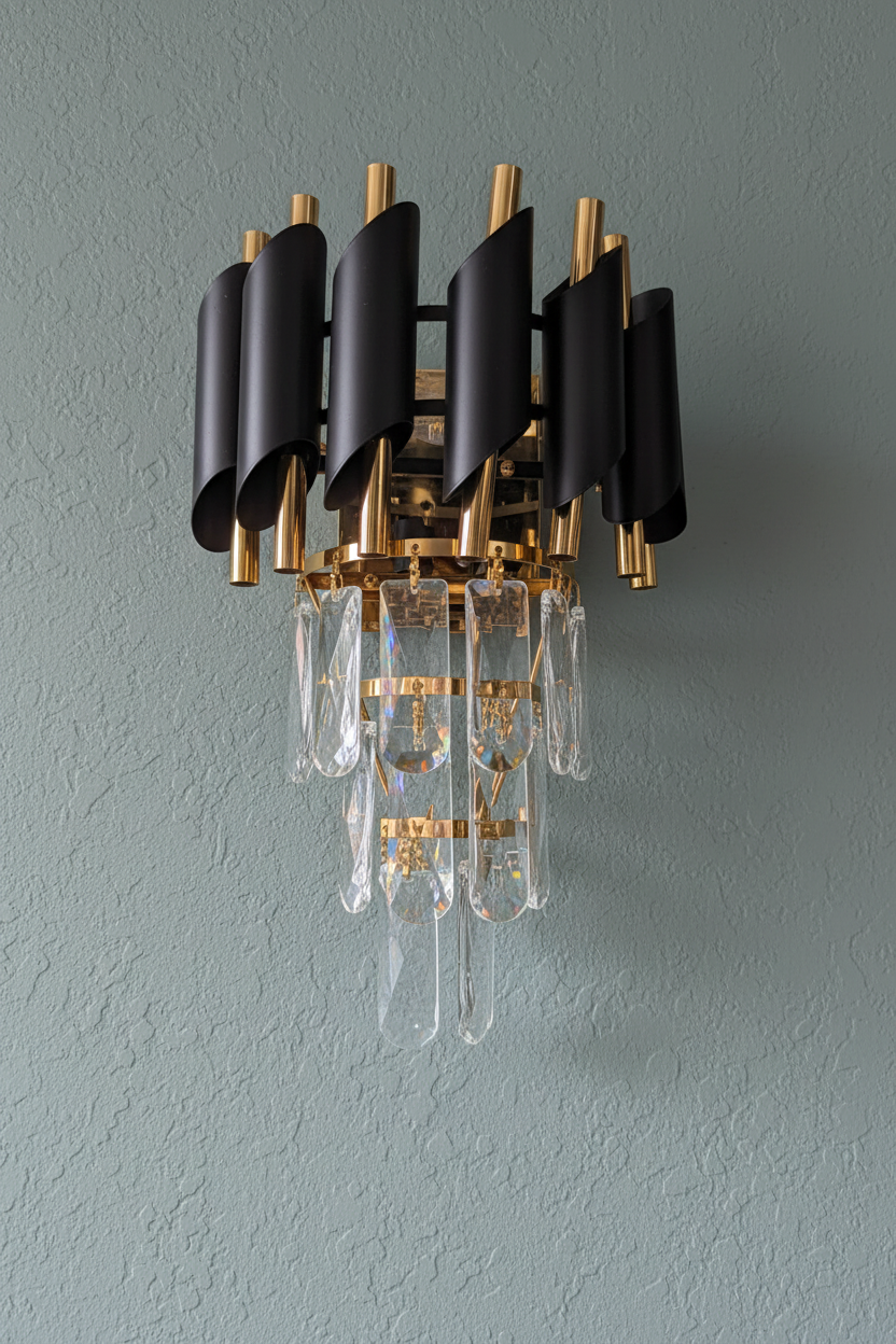 Black Mamba Wall Chandelier - Light Off