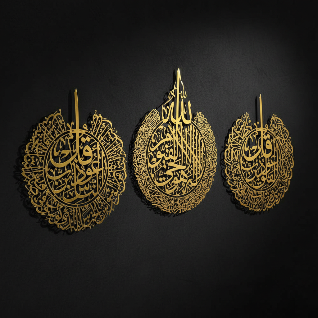 High contrast gold calligraphy 2