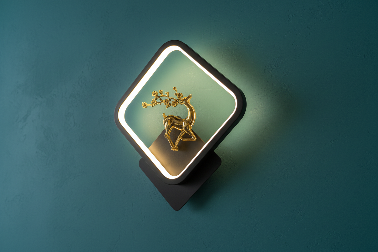 Reindeer LED Wall Art - Perfect Left