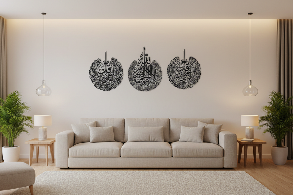 Three-piece arrangement